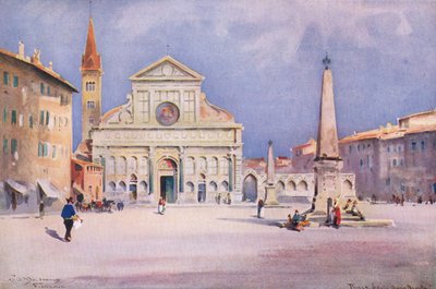 Piazza S. Maria Novella, Florenz, aus 