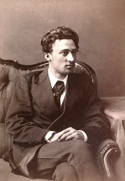 Wsewolod Garshin, russischer Autor, späte 1870er Jahre von William Andreevich Carrick