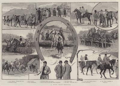 Ein Jagdrennen von William Barnes Wollen