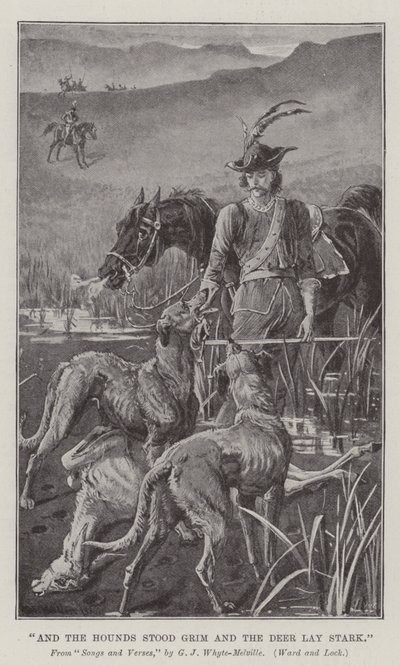 Und die Hunde standen grimmig und das Reh lag starr von William Barnes Wollen