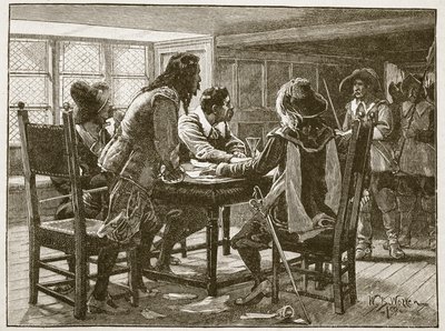 Verhaftung der Verschwörer in der Mermaid, Illustration aus 