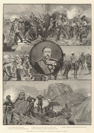 Ereignisse aus der Militärkarriere von Lord Napier of Magdala von William Barnes Wollen