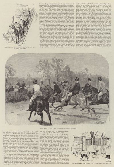 Die Grafton Jagd von William Barnes Wollen