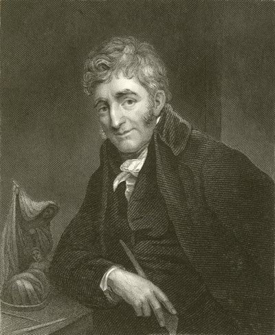 Porträt von Nollekens von William Beechey