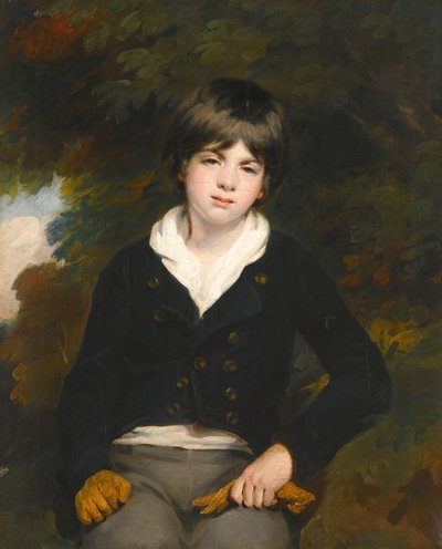 Porträt eines Jungen, angeblich Master Barker von William Beechey