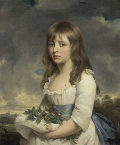 Porträt eines Mädchens, ca. 1790 von William Beechey