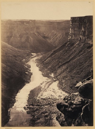 Grand Canyon, Colorado River, nahe Paria Creek, Blick nach Westen von William Bell