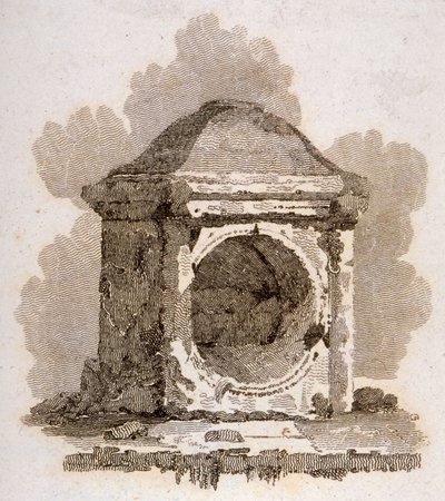 Der London Stone, Cannon Street, City of London, 1806 von William Bernard Cooke