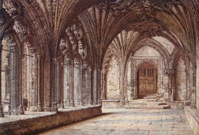 Tür vom Kreuzgang in das Martyrium, Canterbury Cathedral von William Biscombe Gardner
