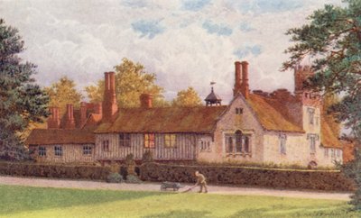 Ightham Mote von der Terrasse von William Biscombe Gardner