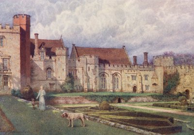 Penshurst Place von der Terrasse von William Biscombe Gardner