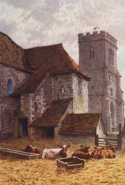 Überreste des Erzbischofspalastes, Charing von William Biscombe Gardner
