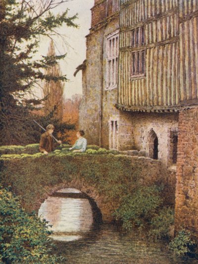 Die Ostseite von Ightham Mote von William Biscombe Gardner