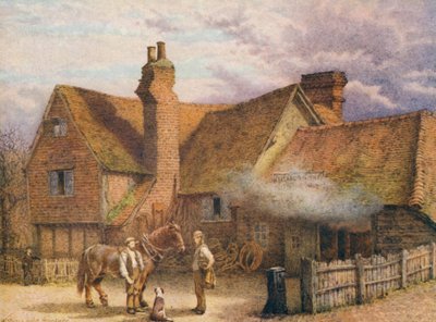 Die alte Schmiede, Shoreham (Farblithografie) von William Biscombe Gardner
