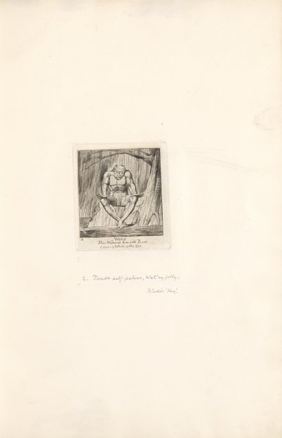 Für die Geschlechter - Die Tore des Paradieses, Tafel 4, Wasser von William Blake