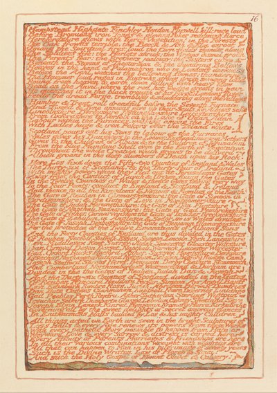 Jerusalem, Platte 16 von William Blake