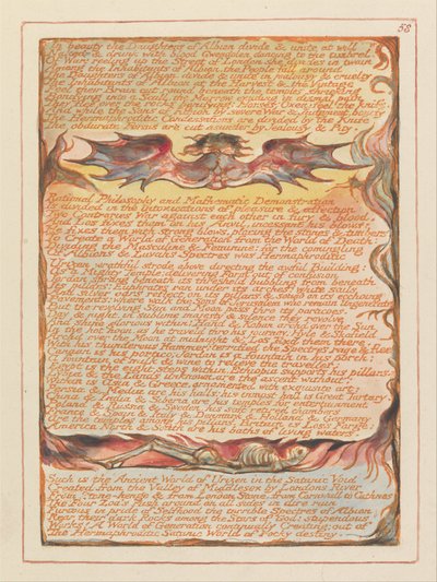 Jerusalem, Platte 58 von William Blake