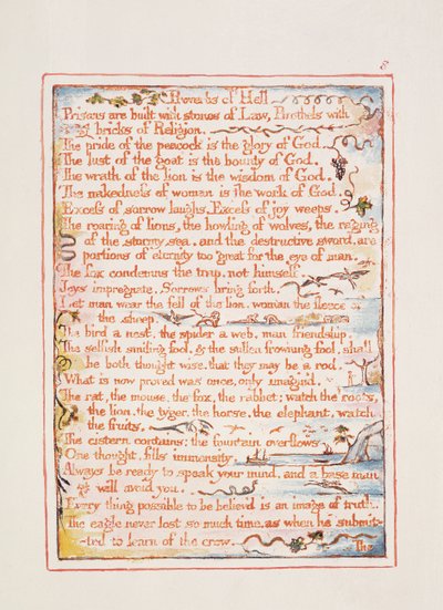 Sprüche der Hölle, Text aus 