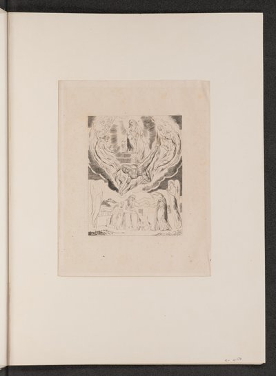 Satan geht aus der Gegenwart des Herrn hervor von William Blake