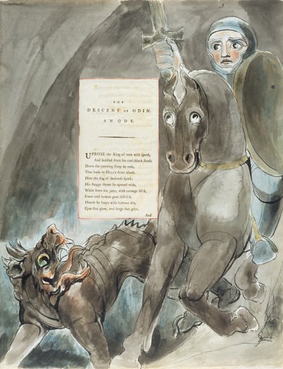 Der Abstieg von Odin, eine Ode, aus 