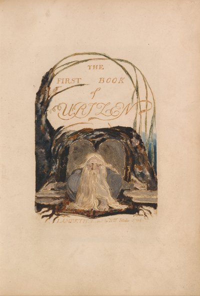 Das erste Buch von Urizen, Tafel 1 von William Blake