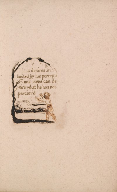 Es gibt keine natürliche Religion, Tafel 7, V Die Wünsche des Menschen.... (Bentley a8) von William Blake