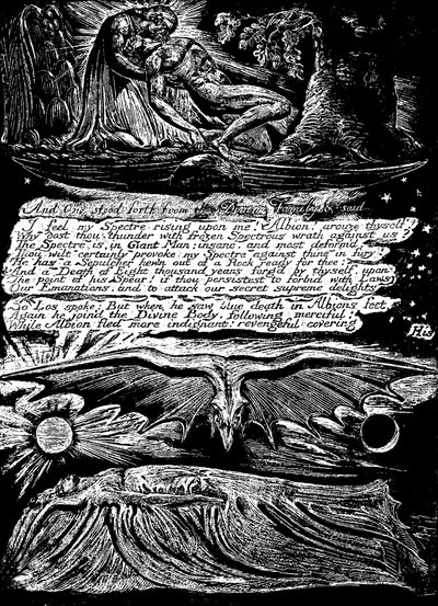 William Blake 1757-1827, englischer Mystiker, Dichter, Maler und Graveur, 1804-1820 von William Blake
