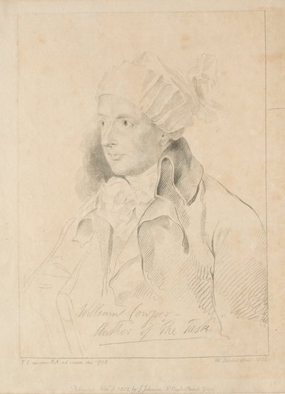 William Cowper, 1802 von William Blake