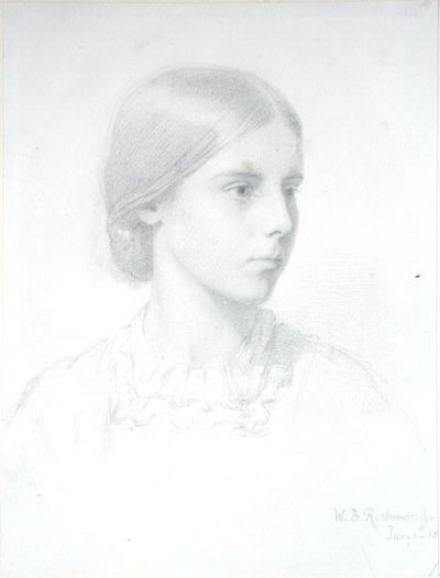 Porträt einer jungen Frau von William Blake Richmond