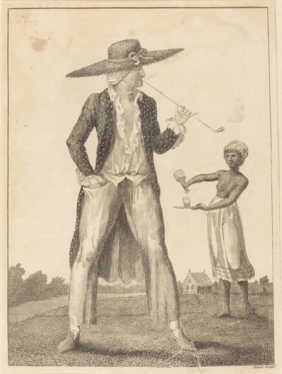 Ein Pflanzer aus Surinam in seiner Morgenkleidung von William Blake after John Gabriel Stedman