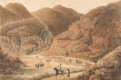 Pass in den Bergen zwischen Nisa und Villa Velha von William Bradford