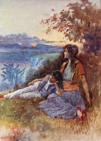 Illustration für Vathek, Eine arabische Erzählung, von William Beckford von William Bradshaw Handforth