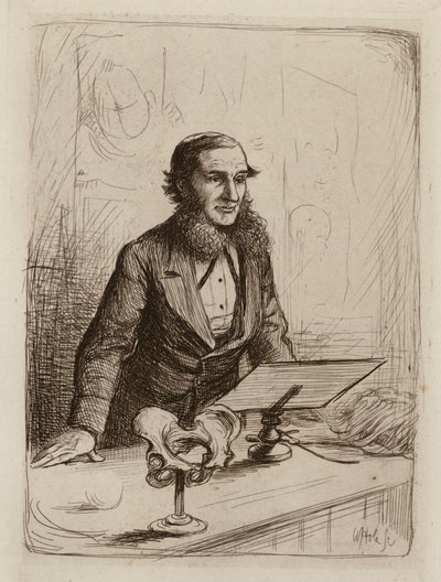 Alexander Russell Simpson, Professor der Geburtshilfe und der Krankheiten von Frauen und Kindern (Stich) von William Brassey (after) Hole