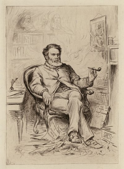 David Masson, Professor für Rhetorik und englische Literatur von William Brassey (after) Hole