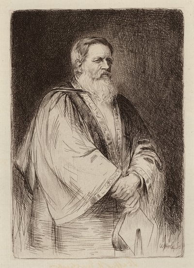 Sir Stafford Henry Northcote, Lord Rector von William Brassey (after) Hole