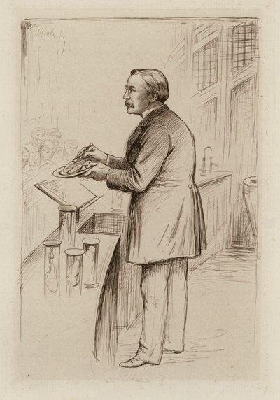 William Smith Greenfield, Professor der allgemeinen Pathologie (Stich) von William Brassey (after) Hole