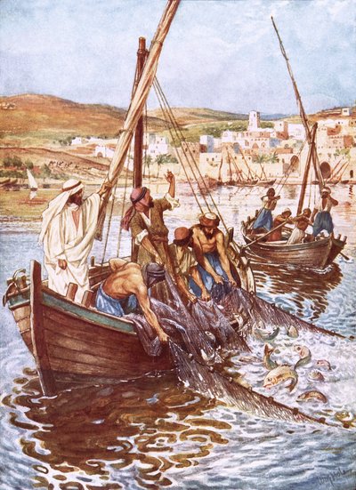 Eine große Menge Fische von William Brassey Hole