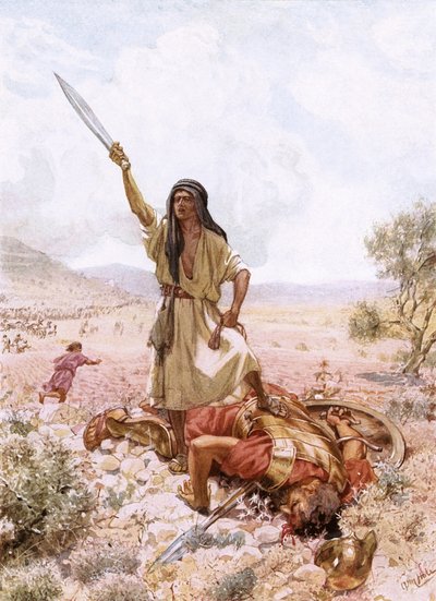 David und Goliath von William Brassey Hole