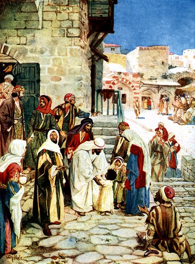 Jesus und die kleinen Kinder - Bibel von William Brassey Hole