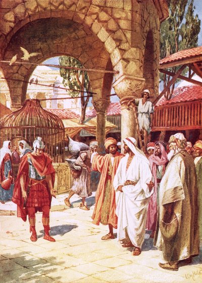 Der Zenturio bittet Jesus für seinen Diener von William Brassey Hole