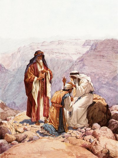 Die Weihe von Eleazar zum Hohepriester von William Brassey Hole