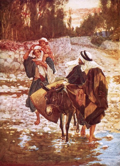 Die Flucht nach Ägypten von William Brassey Hole