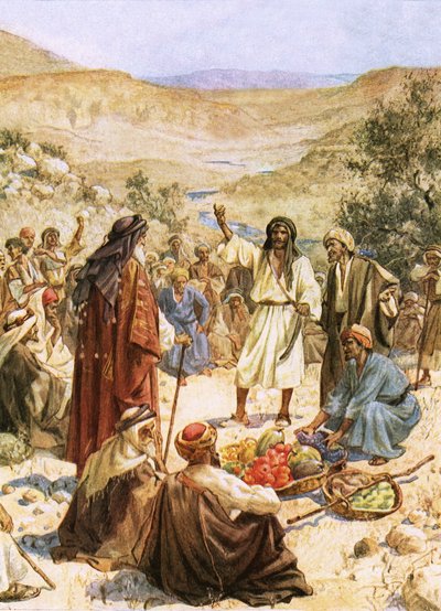Der Bericht der Spione und die Ermahnung von Kaleb von William Brassey Hole