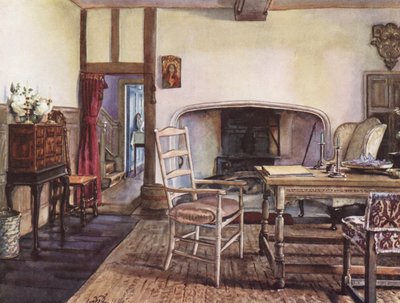 Innendekoration: Eine weiße Halle von William Bruce Ellis Ranken