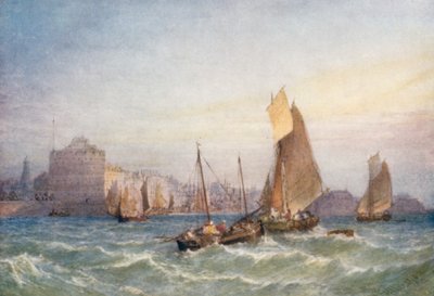 Eingang zum Hafen von Havre von William Callow