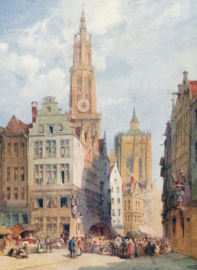 Die Kathedrale, Antwerpen von William Callow