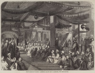 Shah Hamadans Moschee, Kaschmir von William Carpenter