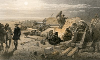 Eine ruhige Nacht in den Batterien, Greenhill Battery (Major Chapman