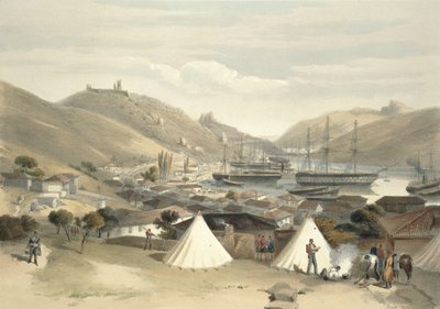 Balaklawa, Blick zum Meer, Platte aus 