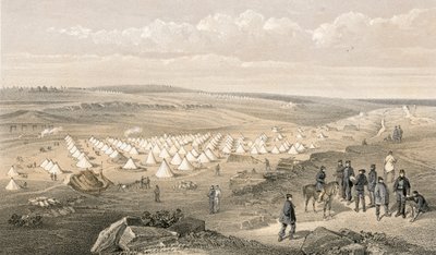 Lager der Marinebrigade vor Sewastopol von William Crimea Simpson
